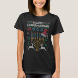 Happy Chrismukkah Santa Hat Christmas Hanukkah Men T-Shirt<br><div class="desc">Happy Chrismukkah Santa Hat Christmas Hanukkah Men Women Kid</div>