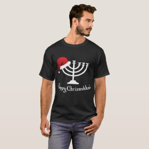 Happy Chrismukkah T-Shirt   Christmas Hanukkah Tee
