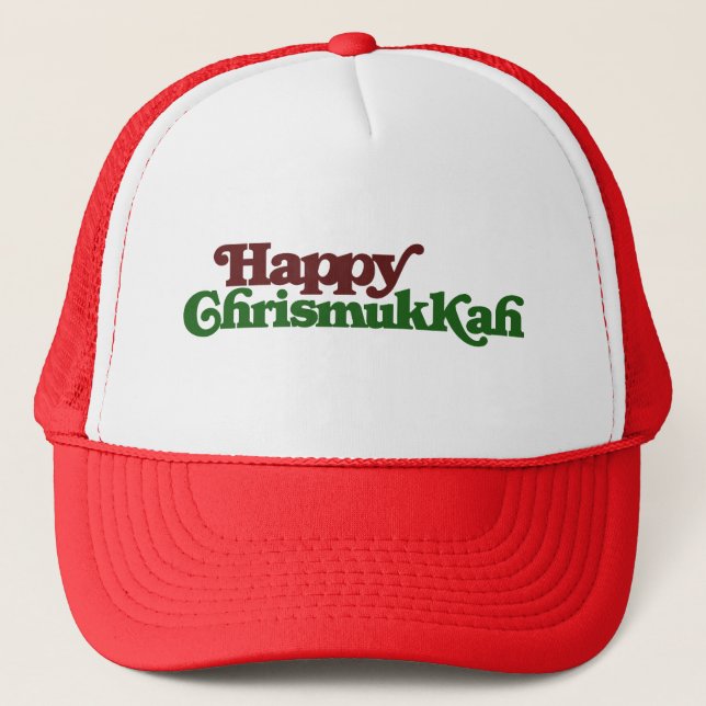 Happy Chrismukkah Trucker Hat (Front)