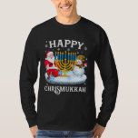 Happy Chrismukkah Xmas Funny Hanukkah Christmas Je T-Shirt<br><div class="desc">Happy Chrismukkah Xmas Funny Hanukkah Christmas Jewis 1</div>