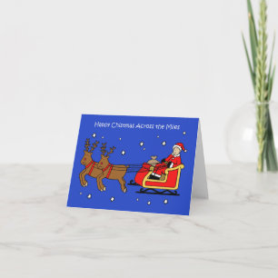 Happy Christmas Across the Miles Card