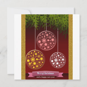 HAPPY CHRISTMAS AND GOOD YEAR INVITATION