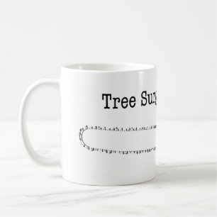 Happy Christmas Arborist Tree Surgeon Chainsaw. Coffee Mug