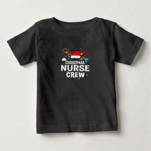 Happy Christmas Christmas Nurse Crew Baby T-Shirt