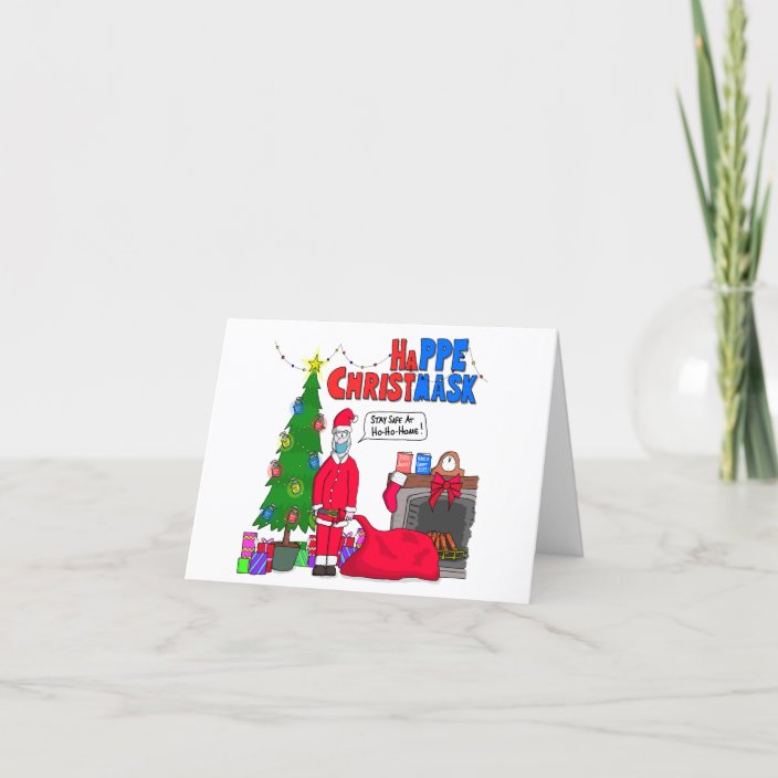 Happy Christmas (Covid Christmas) Holiday Card | Zazzle.co.uk