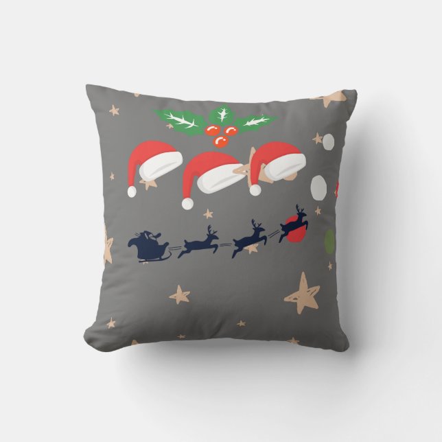 happy christmas cushion (Front)
