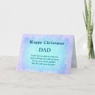 Happy Christmas Dad Distance Greeting Card
