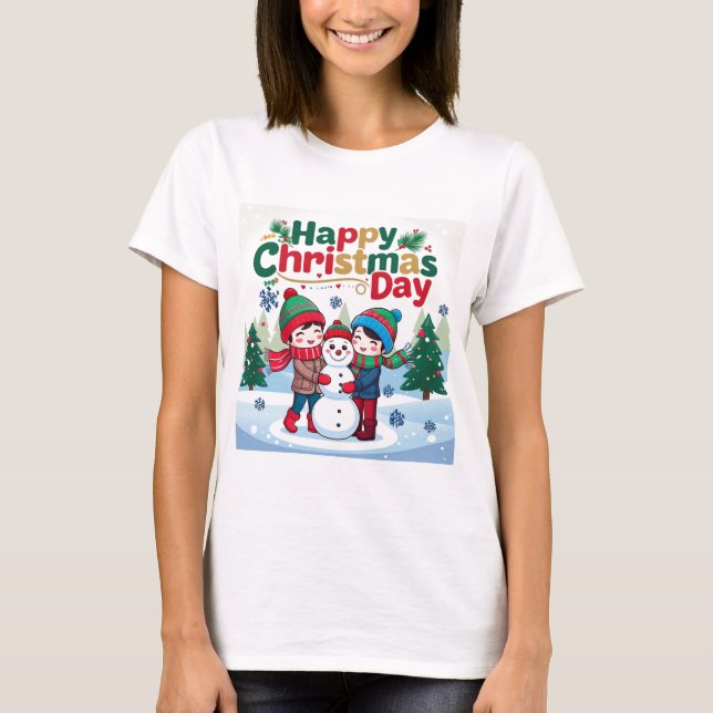 Happy Christmas Day  T-Shirt (Front)