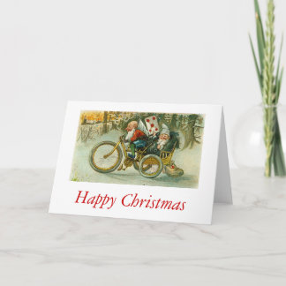 Happy Christmas elves Holiday Card