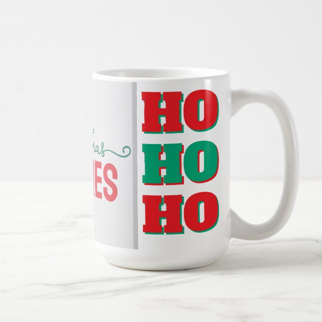 happy christmas festive mug-holiday gift 2025 coffee mug (Right)