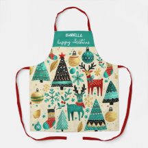 Happy Christmas – Festive Trees & Reindeer