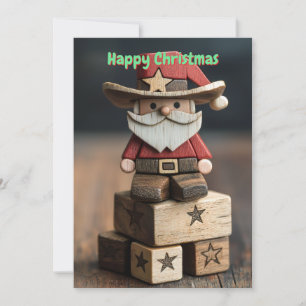 Happy Christmas Flat Holiday Card
