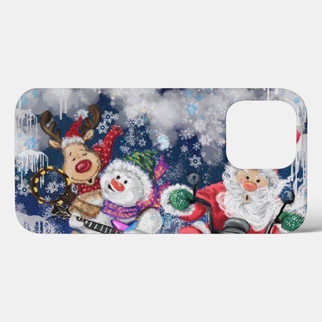 Happy Christmas Friends Funny iPhone Case (Back (Horizontal))