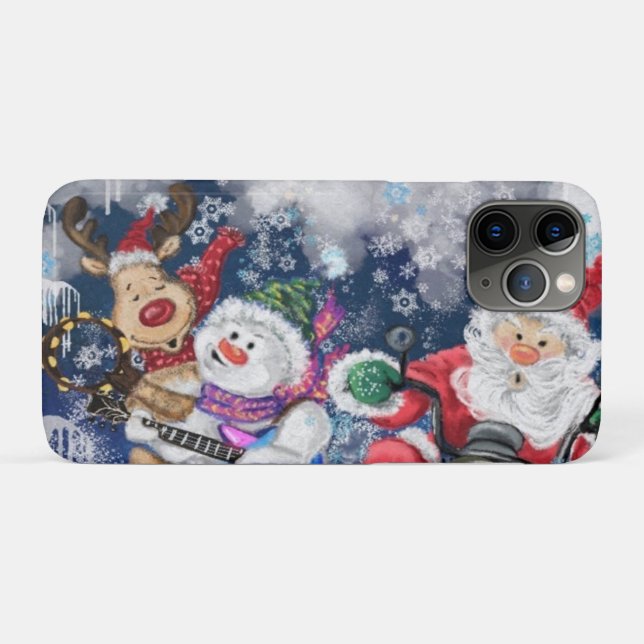 Happy Christmas Friends iPhone Case (Back (Horizontal))