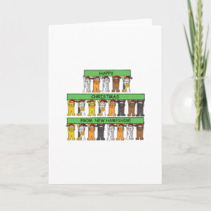 Happy Christmas from New Hampshire Holiday Card