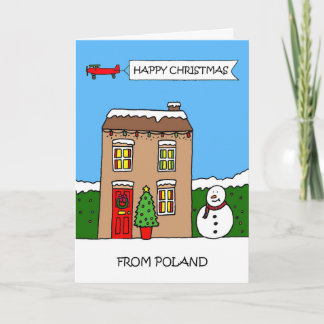 Happy Christmas from Poland Holiday Card