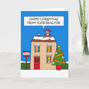 Happy Christmas from Realtor Holiday Card