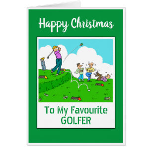 Happy Christmas Golfer