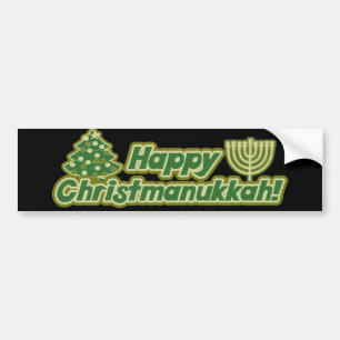 Happy Christmas hanukkah Kwanzaa Bumper Sticker
