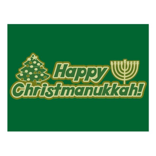 Happy Christmas hanukkah Kwanzaa Postcard