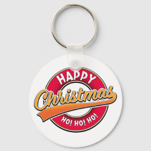 Happy Christmas Ho! Ho! Ho! Key Ring