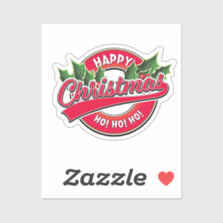 Happy Christmas Ho! Ho! Ho! Sticker