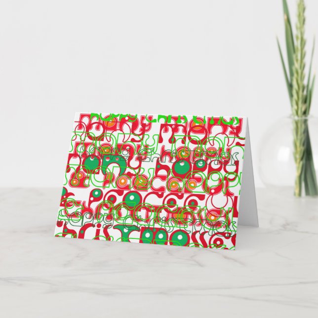 Happy Christmas Holiday Card (Front)