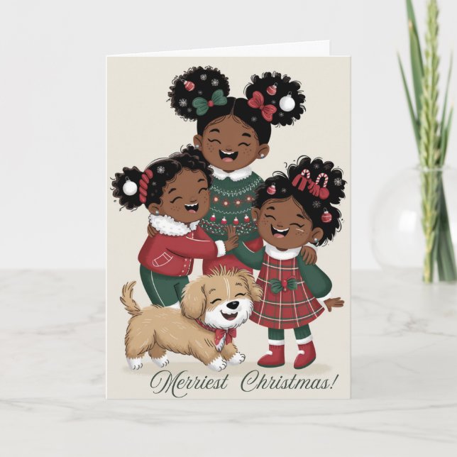 Happy Christmas Holiday Card (Front)