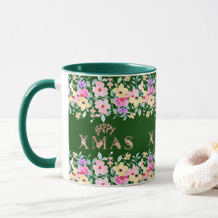 Happy Christmas Holiday Elegant Mug