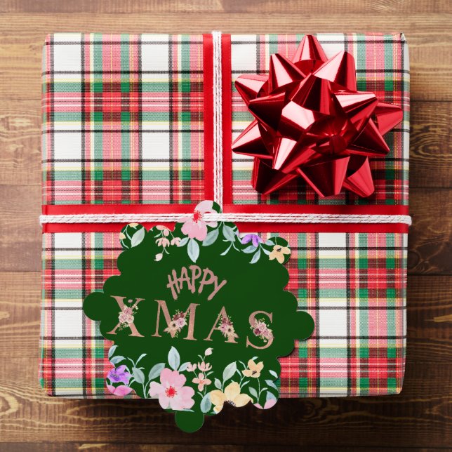 Happy Christmas Holiday  Tree Decoration Card (Insitu (Gift))