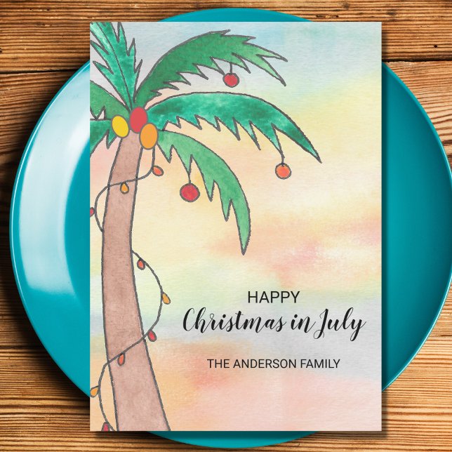 Happy Christmas In July Holiday Card (Creator Uploaded)