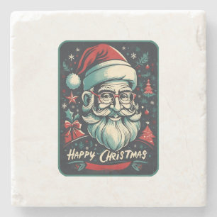 Happy Christmas is my blessing Stone Coaster