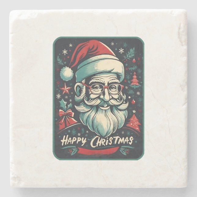 Happy Christmas is my blessing Stone Coaster (Front)