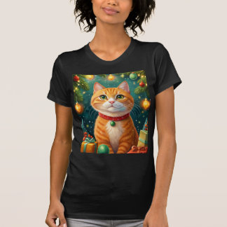 Happy Christmas Loves You the Orange Cat T-Shirt