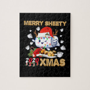 Happy Christmas Merry Sheety 2020 Xmas Jigsaw Puzzle