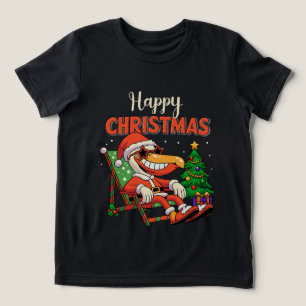 happy christmas pelican Tri-Blend shirt