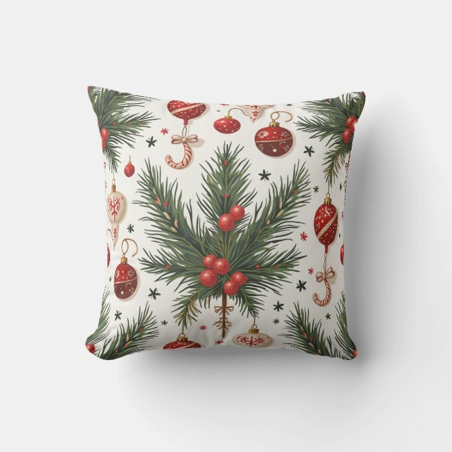  Happy christmas pillow cushion (Front)