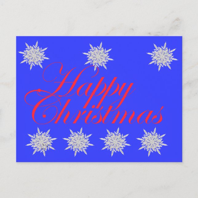 Happy Christmas Postcard (Front)