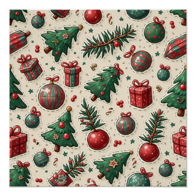 happy christmas poster (Front)