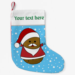 Happy Christmas Potato Personalised Small Christmas Stocking