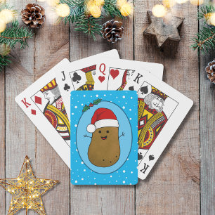 Happy Christmas Potato Playing Cards
