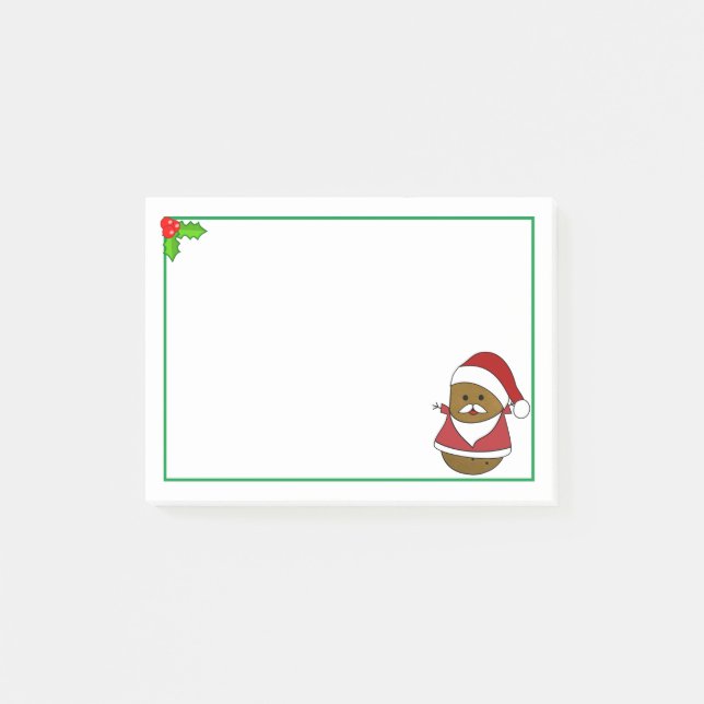 Happy Christmas Potato Post-it Notes (Front)