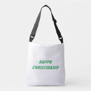 Happy Christmas Printed Text Name Wedding Gifts  Crossbody Bag