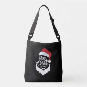 Happy Christmas Santa Claus Say Merry Christmas Crossbody Bag