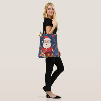 Happy Christmas santa Tote Bag
