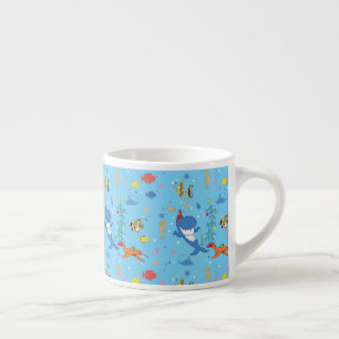Happy Christmas Shark Espresso Cup