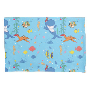 Happy Christmas Shark Pillowcase