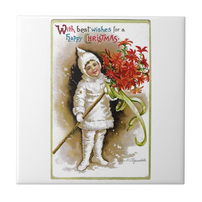 Happy Christmas Tile (Front)