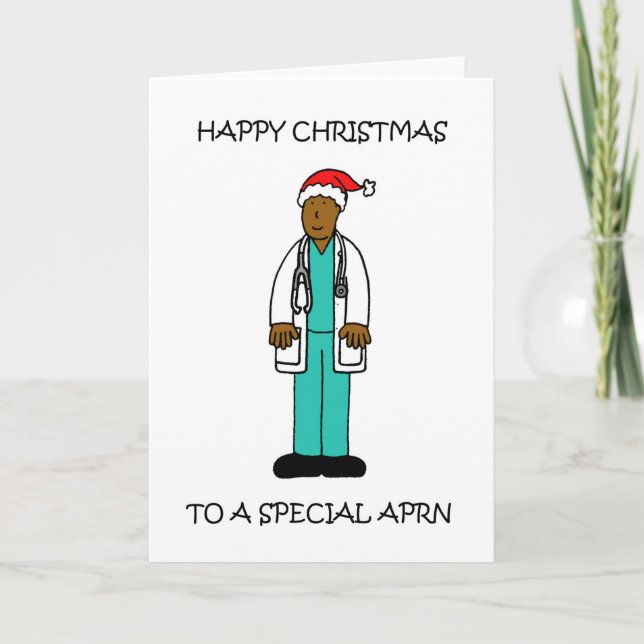 Happy Christmas to APRN African American Holiday Card (Front)