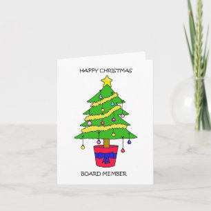 Happy Christmas to Board Member Card